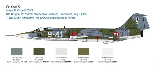Italeri F-104G Recce Upgraded Edition