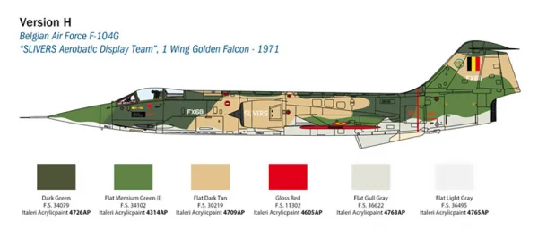 Italeri F-104G Recce Upgraded Edition