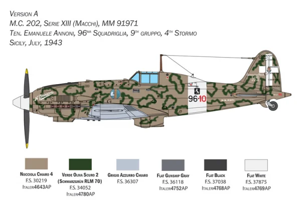 Italeri Macchi MC 202 Folgore — image 16 of 16