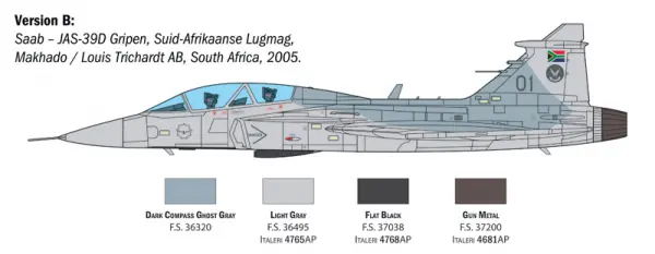 Italeri 1/48 Jas-39 Gripen Twin Seater — image 2 of 15