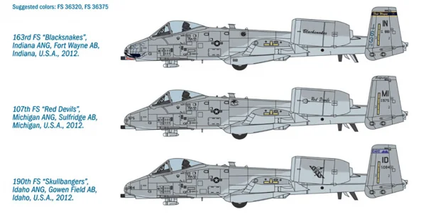 Italeri A-10C Blacksnakes