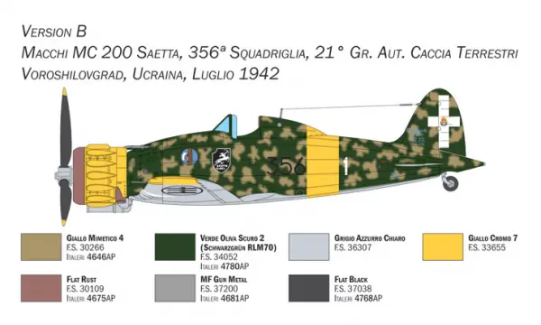 Italeri Macchi Mc.2000 Xxi Serie — image 2 of 13