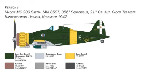 Italeri Macchi Mc.2000 Xxi Serie — image 13 of 13
