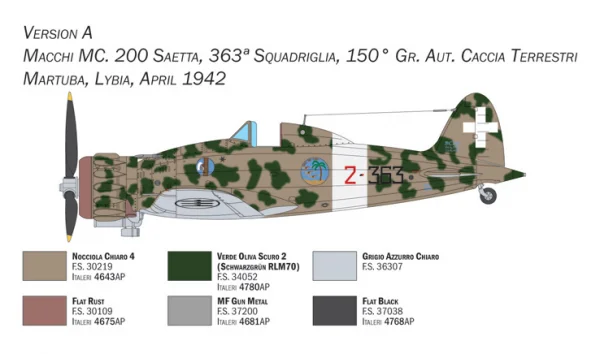 Italeri Macchi Mc.2000 Xxi Serie — image 7 of 11