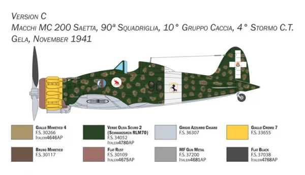 Italeri Macchi Mc.2000 Xxi Serie — image 6 of 11