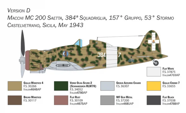 Italeri Macchi Mc.2000 Xxi Serie — image 5 of 11