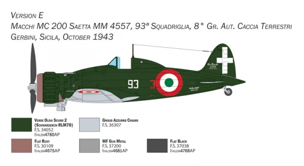 Italeri Macchi Mc.2000 Xxi Serie — image 4 of 11