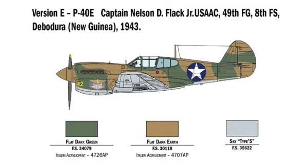 Italeri 1/48 Raf P-40E/K Kittyhawk — image 7 of 15
