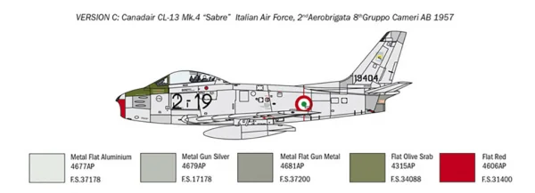 Italeri F-86E Sabre — image 7 of 12