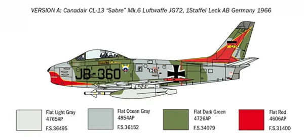 Italeri F-86E Sabre — image 9 of 12