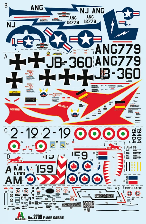 Italeri F-86E Sabre — image 10 of 12