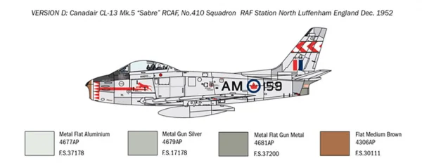 Italeri F-86E Sabre — image 6 of 12
