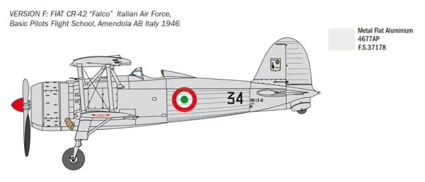 Italeri Fiat Cr.42 Battle Of Britain 80Th — image 2 of 13