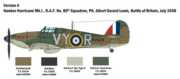Italeri Raf Hurricane Mk I — image 9 of 13