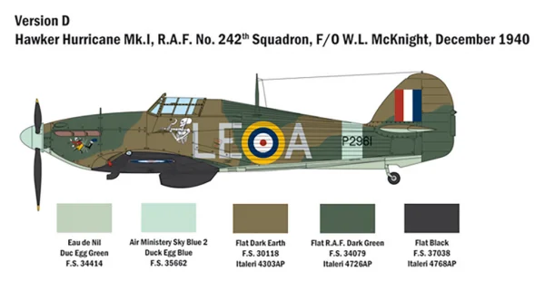 Italeri Raf Hurricane Mk I — image 6 of 13
