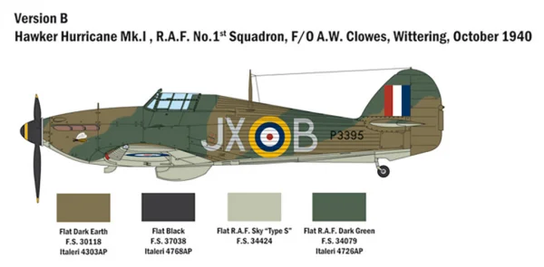 Italeri Raf Hurricane Mk I — image 8 of 13