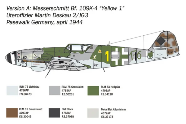 Italeri BF 109 K-4