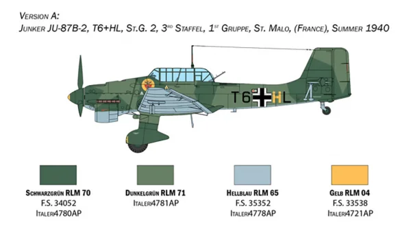 Italeri Ju 87B Stuka Battle Of Britain 80Th — image 10 of 14
