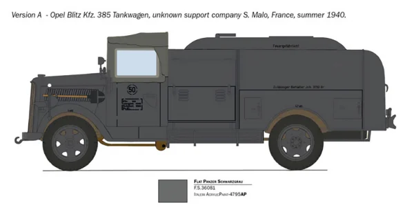 Italeri Opel Blitz Tankwagen Kfz 385 — image 9 of 14