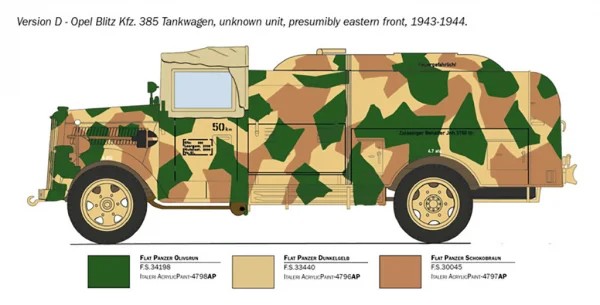 Italeri Opel Blitz Tankwagen Kfz 385 — image 7 of 14