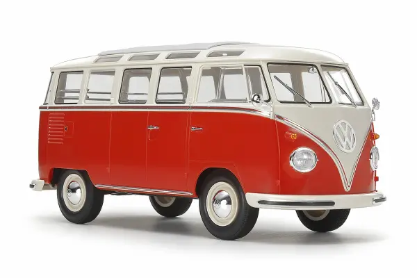 Tamiya 1/24 Volkswagen Type 2 (T1) Red & White (Clic Loc) — image 1 of 8