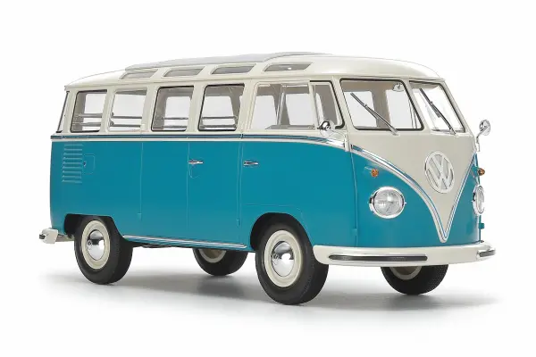 Tamiya 1/24 Volkswagen Type 2 (T1) Blue & White (Clic Loc) — image 1 of 7