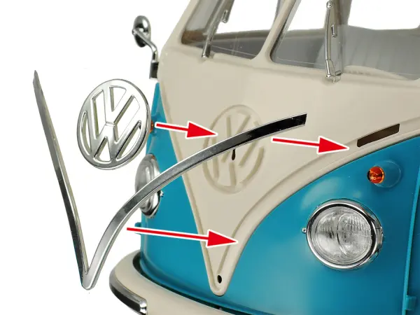 Tamiya 1/24 Volkswagen Type 2 (T1) Blue & White (Clic Loc) — image 5 of 7