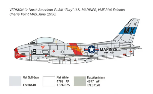 Italeri North American Fj-2/3 Fury — image 7 of 13