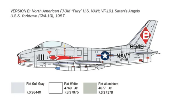 Italeri North American Fj-2/3 Fury — image 8 of 13