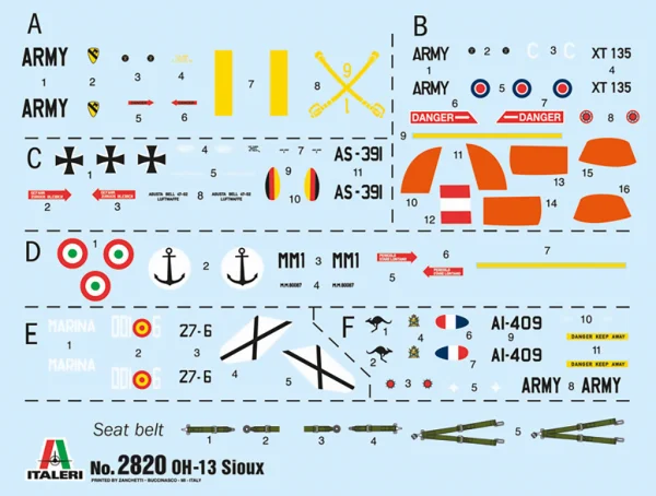 Italeri Oh-13 Sioux Korean War