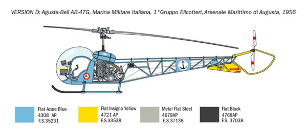 Italeri Oh-13 Sioux Korean War