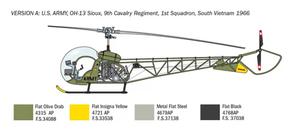 Italeri Oh-13 Sioux Korean War