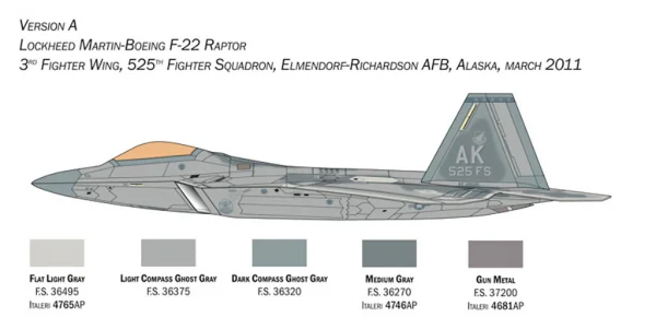 Italeri F-22A Raptor — image 8 of 12