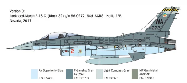 Italeri F-16C Fighting Falcon — image 2 of 12