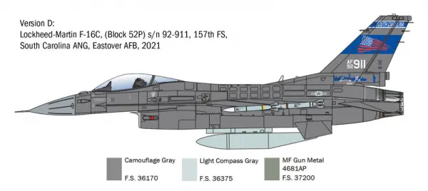 Italeri F-16C Fighting Falcon — image 5 of 17