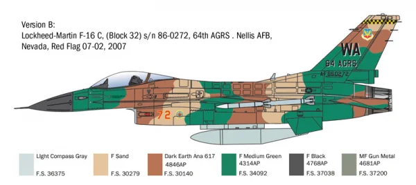 Italeri F-16C Fighting Falcon — image 3 of 12