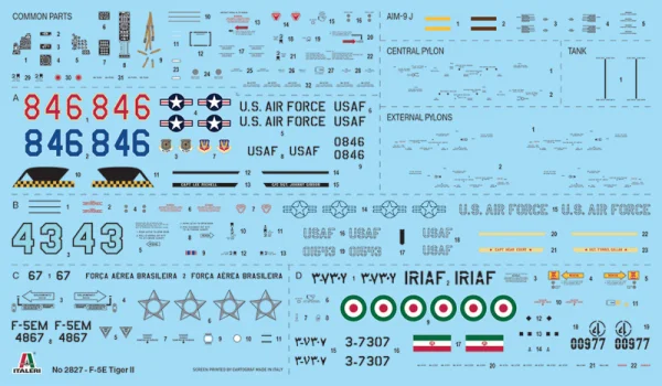 Italeri Northrop F-5E Tiger II — image 8 of 11