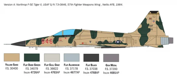 Italeri Northrop F-5E Tiger II — image 7 of 11