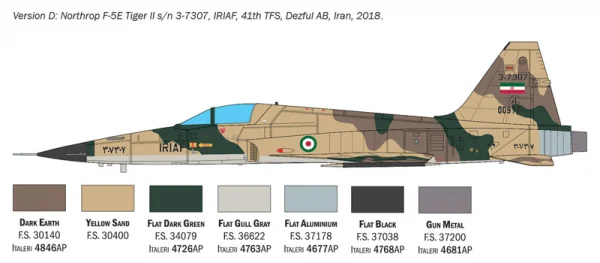 Italeri Northrop F-5E Tiger II — image 4 of 11