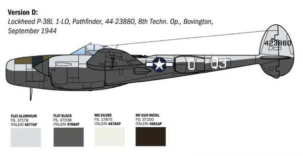 Italeri P-38J E.T.O. — image 5 of 16