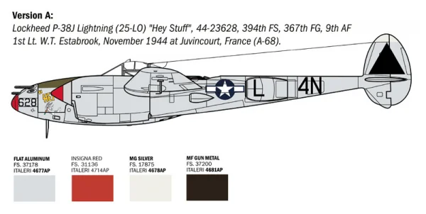 Italeri P-38J E.T.O. — image 7 of 16