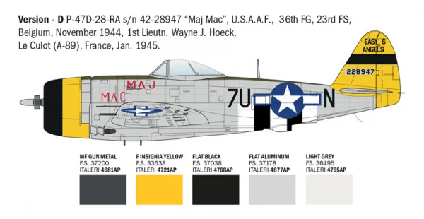Italeri P-47D Thunderbolt (E.T.O.) &mdash; image 6 of 16