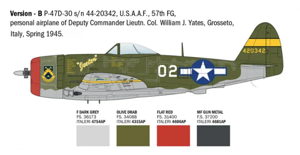 Italeri P-47D Thunderbolt (E.T.O.) &mdash; image 8 of 16