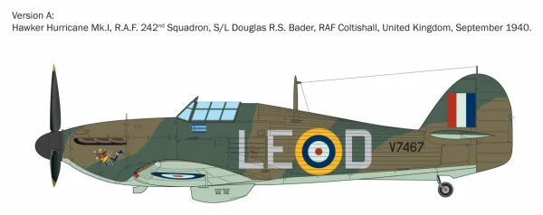 Italeri Hurricane Mk 1 Aces — image 4 of 9