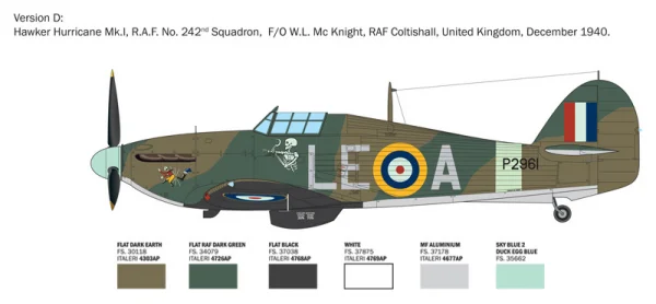 Italeri Hurricane Mk 1 Aces — image 6 of 18