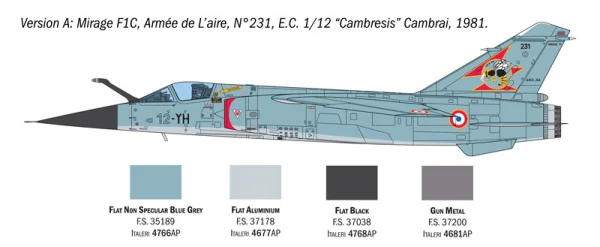 Italeri Mirage F1 C/CR — image 7 of 17