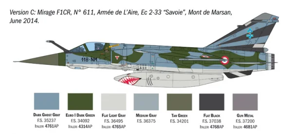 Italeri Mirage F1 C/CR — image 6 of 17