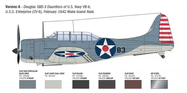 Italeri USN SBD-3 Dauntless &mdash; image 6 of 9