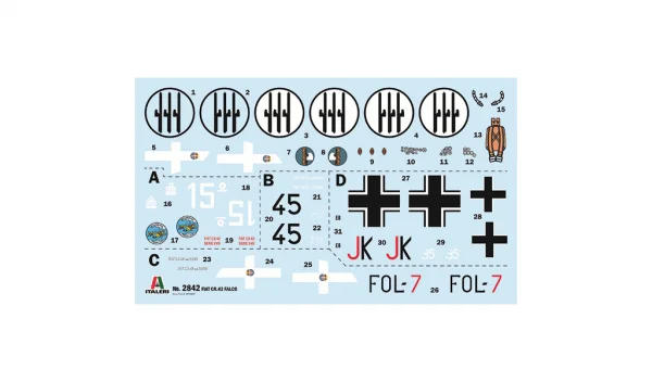 Italeri FIAT CR.42 Falco Assault/Night Fighter — image 10 of 12
