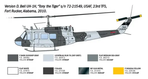 Italeri AB.205 / UH-1D SAR Search & Rescue Helicopter — image 4 of 14